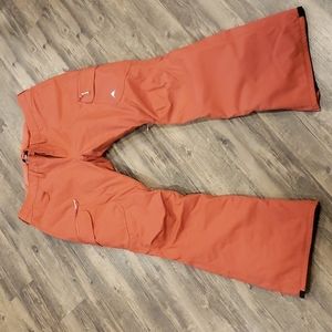 Burnt orange burton snow pants